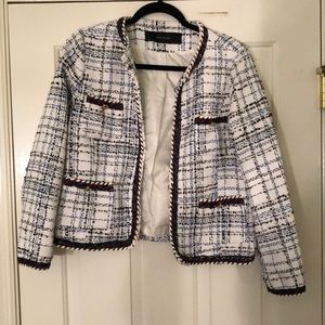 Tweed blazer jacket